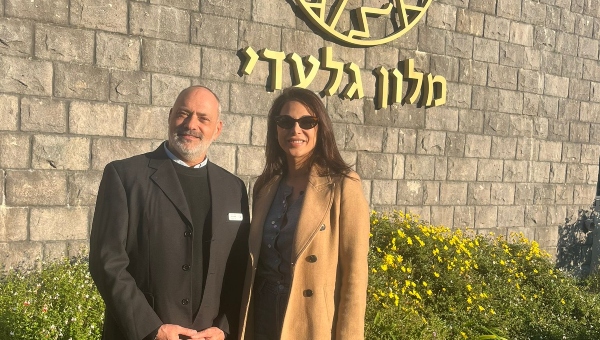 מורן אטיאס וארמין גרונוולד | צילום רוני זוהר