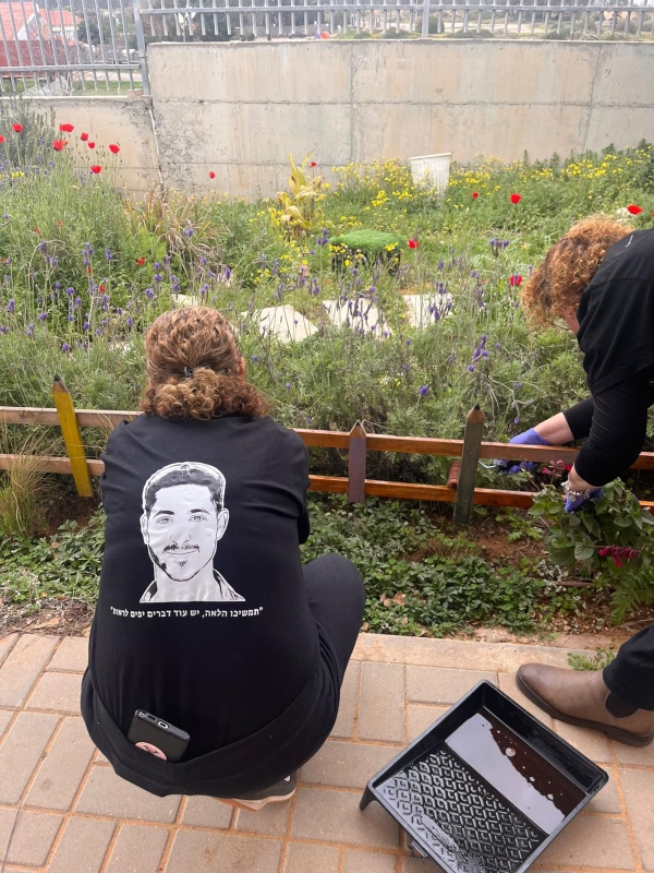 יום של מעשים טובים ביום הולדתו של סרן אלון סקאג'יו ז"ל | צילום באדיבות דוברות חדרה